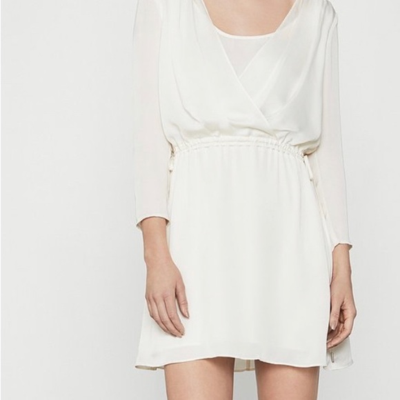 Bcbgmaxaria Cream Satin Dress - Picture 1 of 3